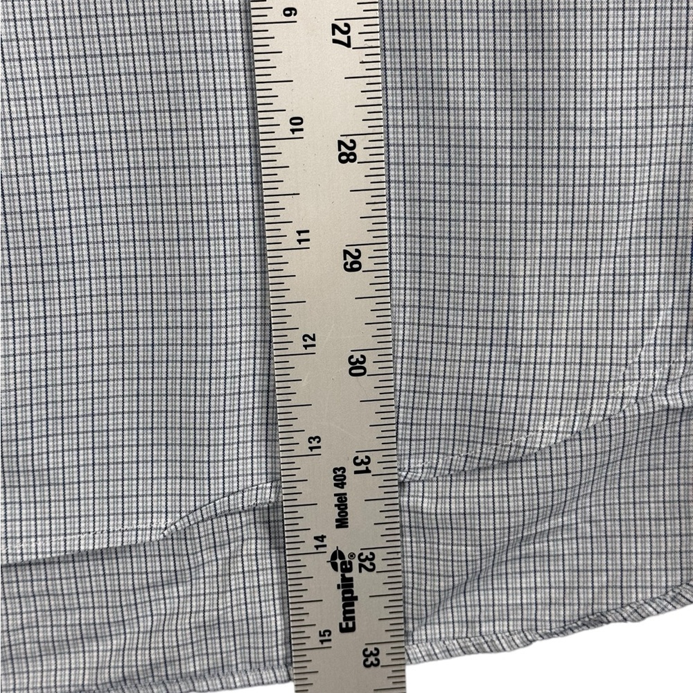 Ralph Lauren Marlowe Men's Shirt Size XL Blue White Check Gingham 100% Cotton - Picture 5 of 10